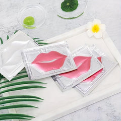 10pcs Collagen Lip Masks - Moisturizing & Exfoliating - Lip Pads