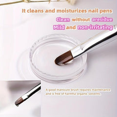 Nail Brush Cleaner 60ml Solution Deep Clean Shampoo