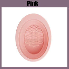 Makeup Brush Cleaning Pad Silicone Cosmetic Puff Cleaning