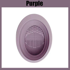 Makeup Brush Cleaning Pad Silicone Cosmetic Puff Cleaning