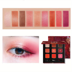Mermaid Eyeshadow Palette Coral Tone Natural Pearly Polarized Finish