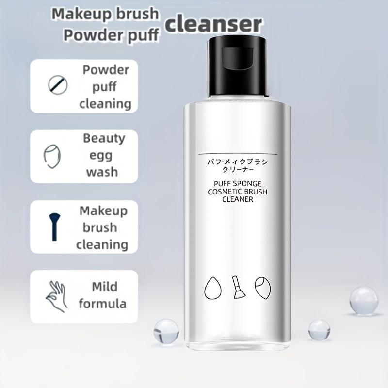 2pcs Makeup Brush Cleaner & Cleaning Mat Kit Silicone Scrubber
