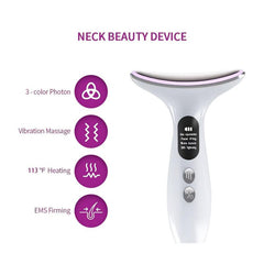 Neck & Face Beauty Device 3 Colors Skin Tighten Reduce Double Chin