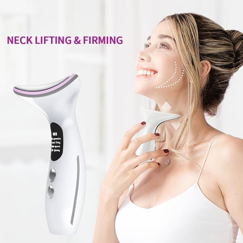 Neck & Face Beauty Device 3 Colors Skin Tighten Reduce Double Chin