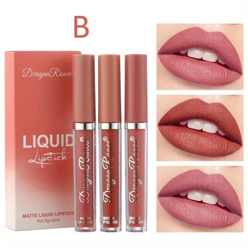 Matte Lip Glaze Set Waterproof Smudge Proof Lip Gloss