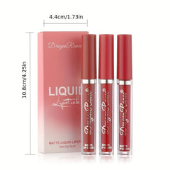 Matte Lip Glaze Set Waterproof Smudge Proof Lip Gloss