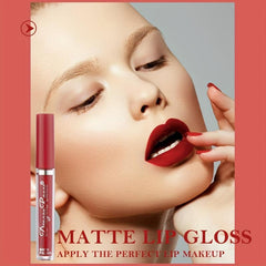 Matte Lip Glaze Set Waterproof Smudge Proof Lip Gloss