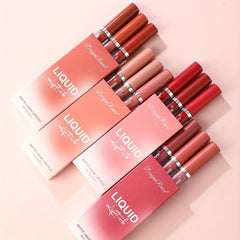 Matte Lip Glaze Set Waterproof Smudge Proof Lip Gloss