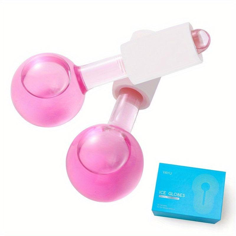 Cooling Ice Globes for Facials Reduce Puffy Smooth Wrinkles & Tighten Skin