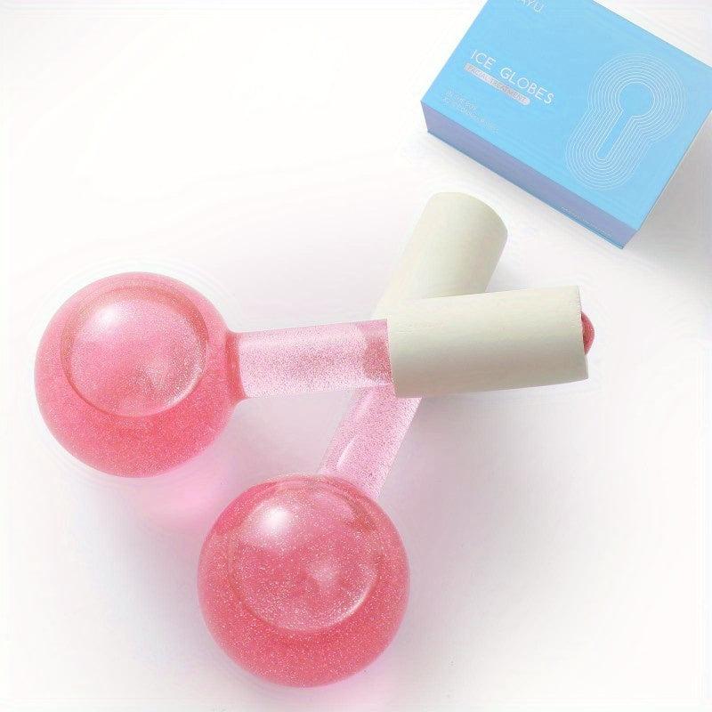 Cooling Ice Globes for Facials Reduce Puffy Smooth Wrinkles & Tighten Skin