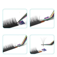 Colorful Eyelash Extensions Tweezers Stainless Steel Lash Tweezers