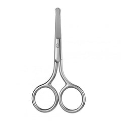 Stainless Steel Eyebrow Scissors Round Head Safety Nose Hair Scissors