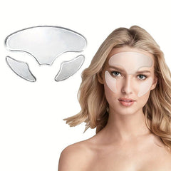 3pcs Silicone Facial Wrinkle Patches Reduce Forehead & Eye Lines Instantly