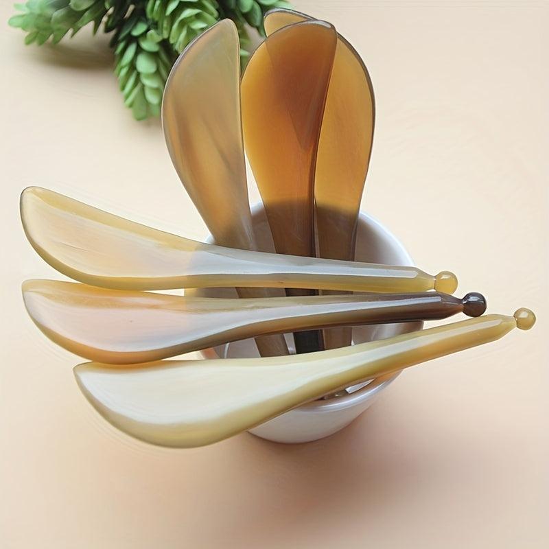 Eye Cream Massage Stick & Rose Essential Set with Gua Sha Board