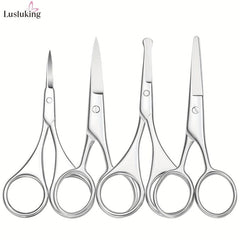 Eyebrow & Nose Hair Scissors Comfort Grip Handle Facial Hair Grooming