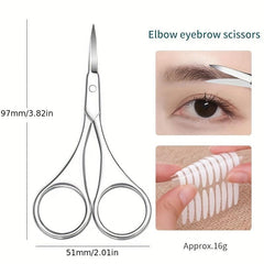 Eyebrow & Nose Hair Scissors Comfort Grip Handle Facial Hair Grooming