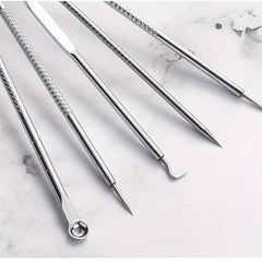 5pcs Stainless Steel Blackhead Remover Pimple Popper Tool