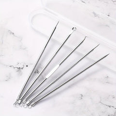 5pcs Stainless Steel Blackhead Remover Pimple Popper Tool