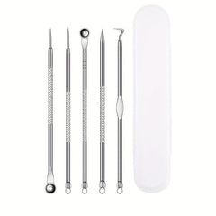5pcs Stainless Steel Blackhead Remover Pimple Popper Tool