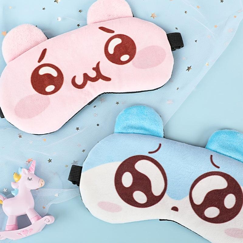Cartoon Ice Eyeshade Sleeping Eye Mask Elastic Band Portable Relieve Fatigue