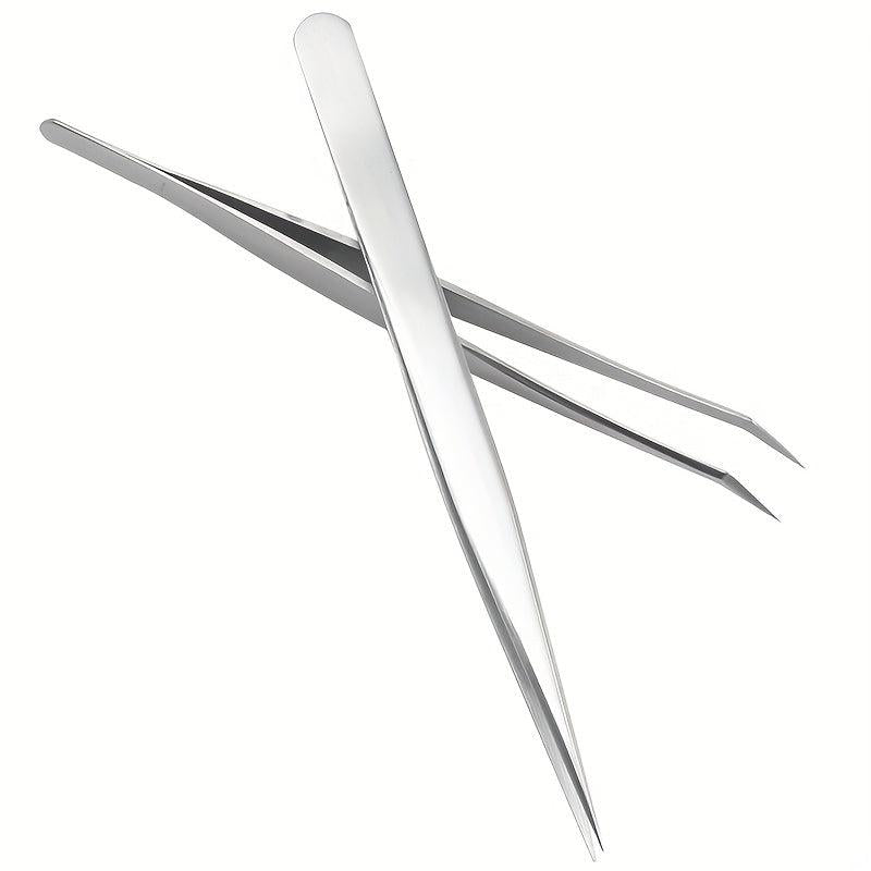 5Pcs Eyelash Extension Tweezers Set Stainless Steel Lash Volume Tools