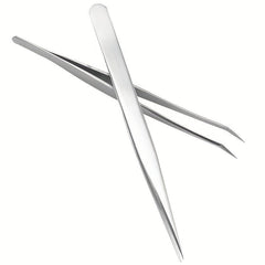 5Pcs Eyelash Extension Tweezers Set Stainless Steel Lash Volume Tools