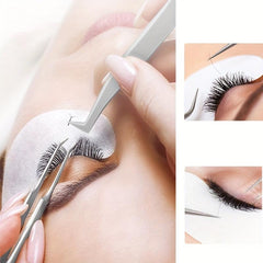 5Pcs Eyelash Extension Tweezers Set Stainless Steel Lash Volume Tools