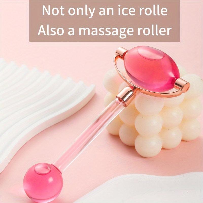 Facial Ice Roller & Globes Set for Puffiness & Dark Circles