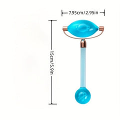 Facial Ice Roller & Globes Set for Puffiness & Dark Circles