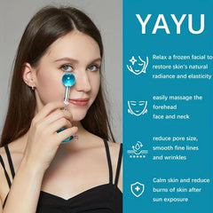 Facial Ice Roller & Globes Set for Puffiness & Dark Circles