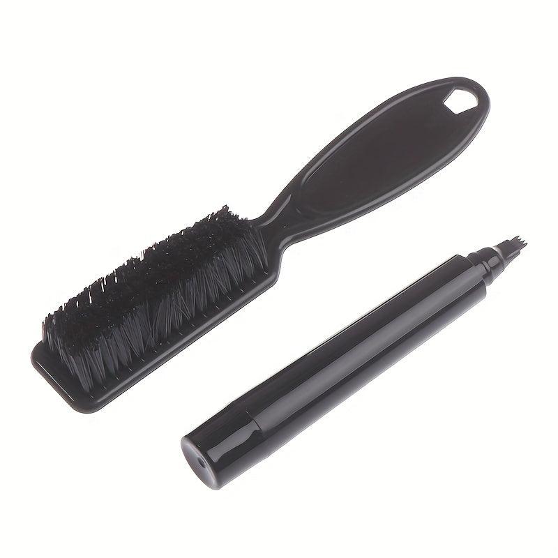 Beard Pen Beard Filler Pencil And Brush Enhancer Waterproof Long Lasting Styling