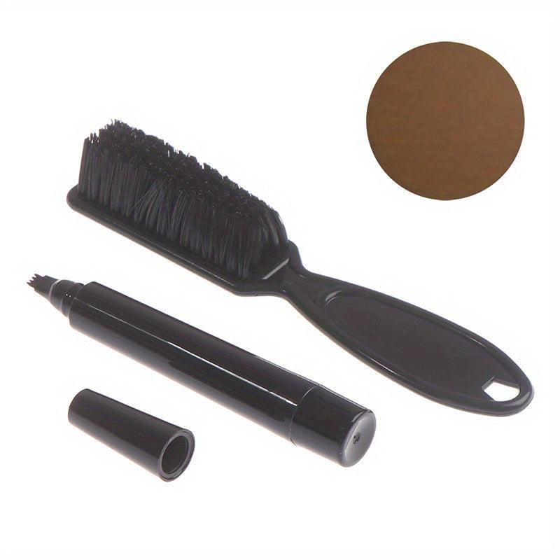 Beard Pen Beard Filler Pencil And Brush Enhancer Waterproof Long Lasting Styling
