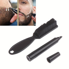 Beard Pen Beard Filler Pencil And Brush Enhancer Waterproof Long Lasting Styling