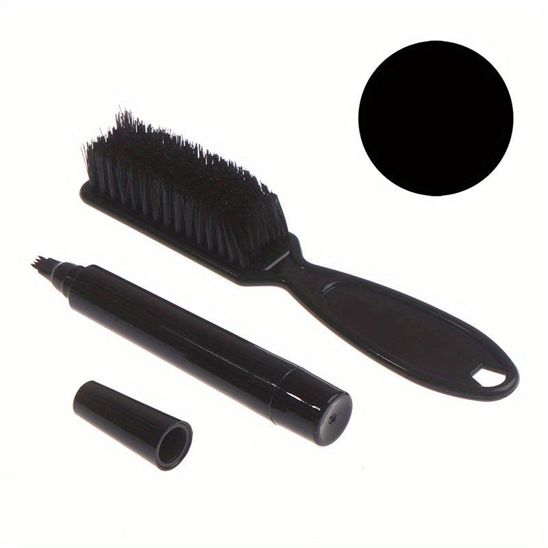 Beard Pen Beard Filler Pencil And Brush Enhancer Waterproof Long Lasting Styling