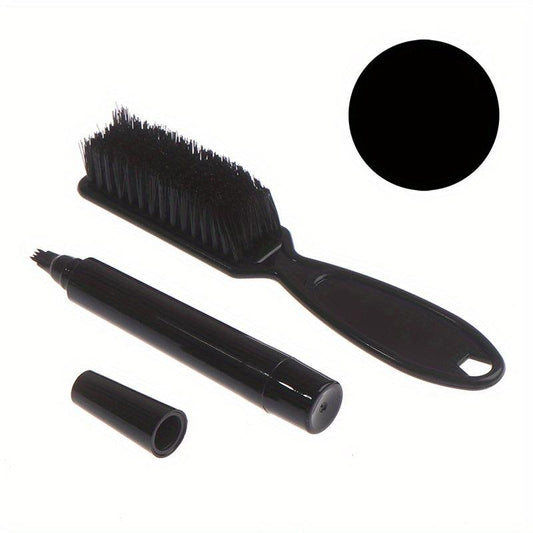 Beard Pen Beard Filler Pencil And Brush Enhancer Waterproof Long Lasting Styling