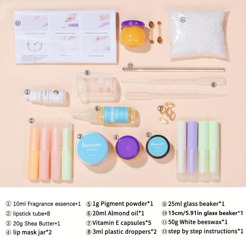 Complete DIY Lipstick Kit for Long Lasting Lips
