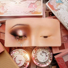 Silicone Makeup Practice Board for Face and Eyes