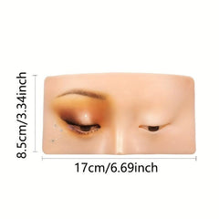 Silicone Makeup Practice Board for Face and Eyes