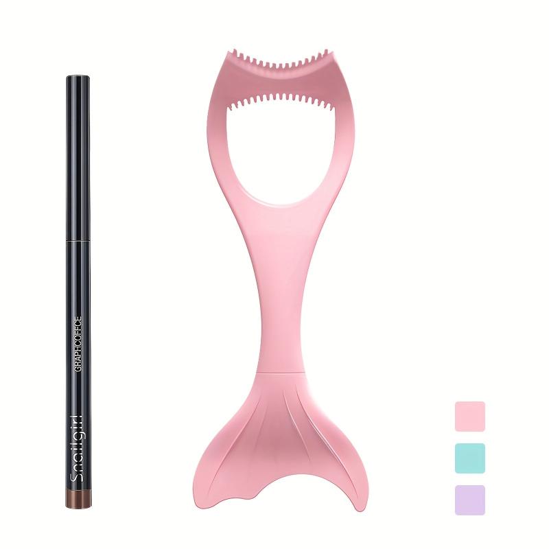 Eyebrow Pencil & Eyeliner Stencil Kit Silicone Winged Tip Eyeliner Aid