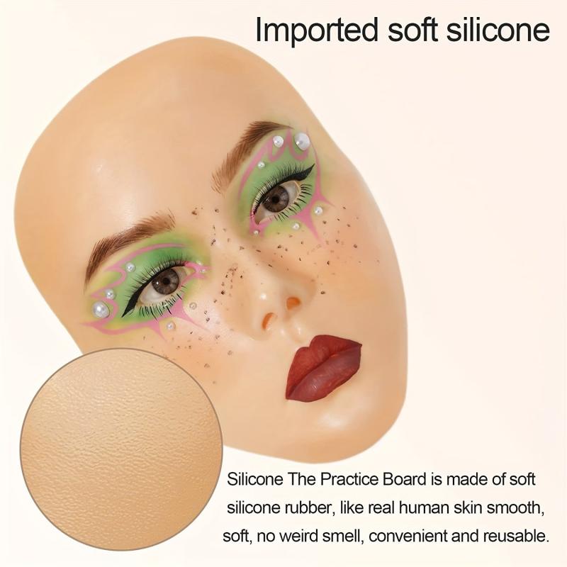 Silicone Makeup Practice Board Set for Makeup Artists and Girls