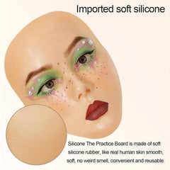 Silicone Makeup Practice Board Set for Makeup Artists and Girls