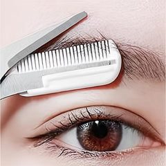 Eyebrow Razor & Scissors Kit with Cleaning Brush