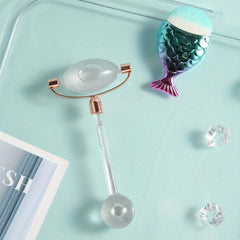 Rose Quartz Jade Roller & Gua Sha Face Roller for Skin Care