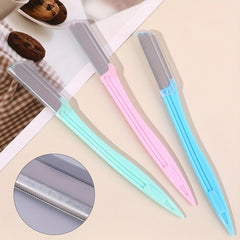 3pcs Eyebrow Razor & Exfoliating Tool for Face with Precision Cover
