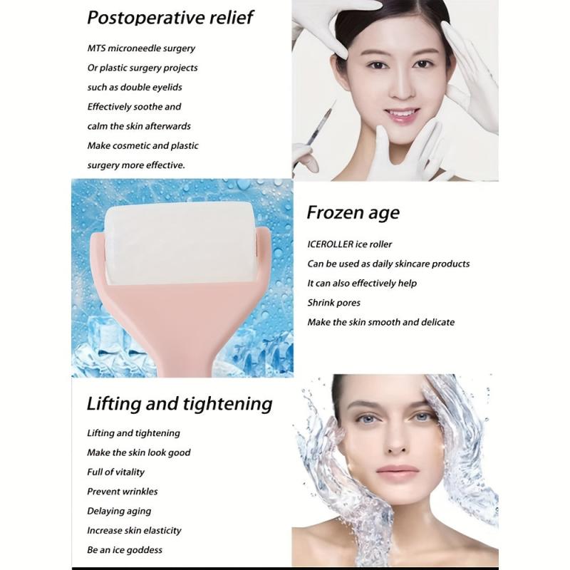 Ice Roller Skin Lifting Tightening Smooth Wrinkles Reduce Eye Puffiness