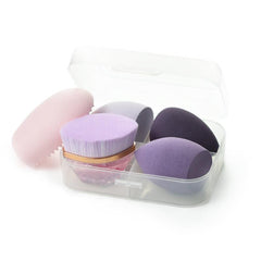 Makeup Brush Set with Sponges - Portable Beauty Tool