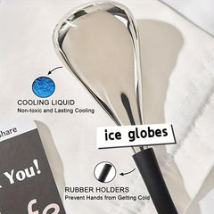 Stainless Steel Ice Globes Facial Skin Care Tools