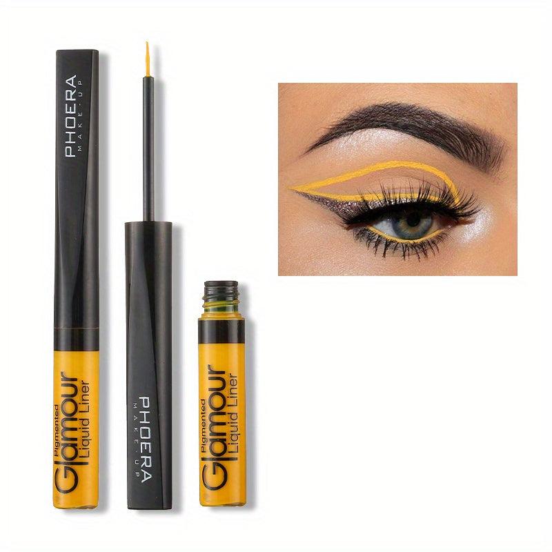 Colorful Liquid Eyeliner Pen High Pigmented Fast Drying Eye Makeup