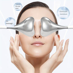Stainless Steel Facial Massager Eye Massage Tool - Skin Firming & Cooling