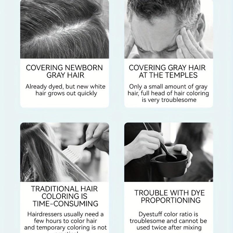 Permanent Hair Dye Cream 80 ml with Disposable Shawl Gloves Comb